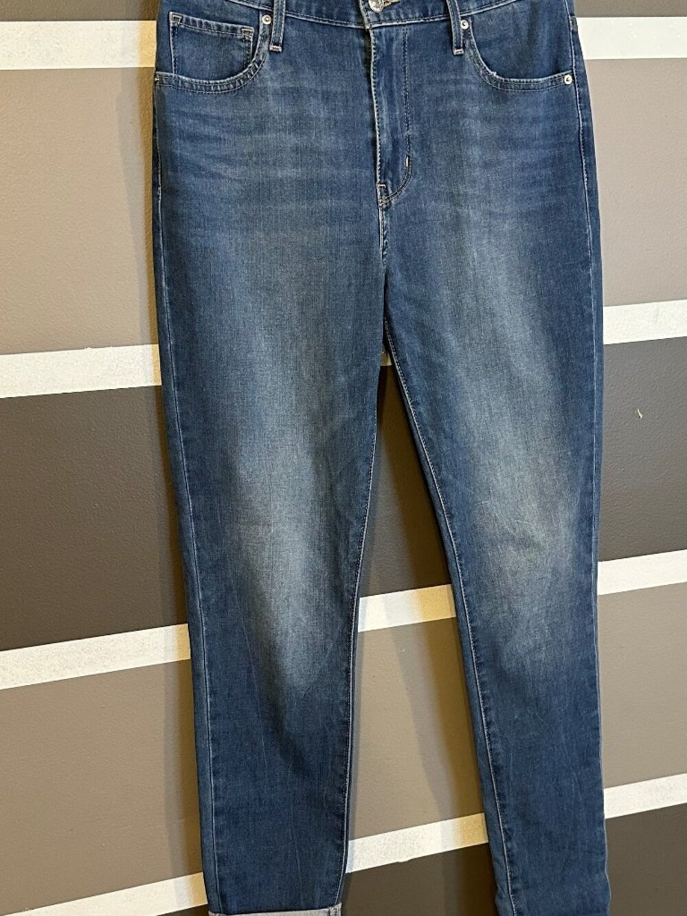 Levi's 721 High Rise Skinny Jeans Womens 8 10 Waist 29 Medium Wash Flawless